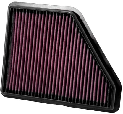  K&N Air Filter No. 33-2439
 Chevrolet Equinox 2.4i (2010-16), 2010-17 