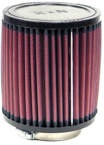  Flange 65 mm, Bottom 114 mm, Cover 114 mm, Length 127 mm
 K&N Universal Air Filter No. RA-0610 round straight 