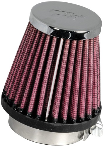  Flange 49 mm, Bottom 76 mm, Cover 51 mm, Length 76 mm
 K&N Universal Air Filter No. RC-1060 round tapered 