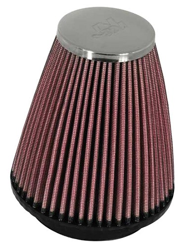  Flange 57 mm, Bottom 89 mm, Cover 51 mm, Length 102 mm
 K&N Universal Air Filter No. RC-1250 round tapered 