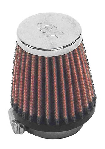  Flange 40 mm, Bottom 67 mm, Cover 51 mm, Length 76 mm
 K&N Universal Air Filter No. RC-2290 round tapered 
