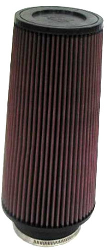  Flange 102 mm, Bottom 152 mm, Cover 121 mm, Length 305 mm
 K&N Universal Air Filter No. RE-0860 round tapered 