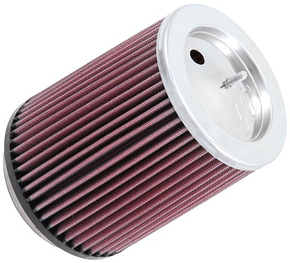  Flange 102 mm, Bottom 136 mm, Cover 127 mm, Length 165 mm
 K&N Universal Air Filter No. RF-1018 round tapered 
