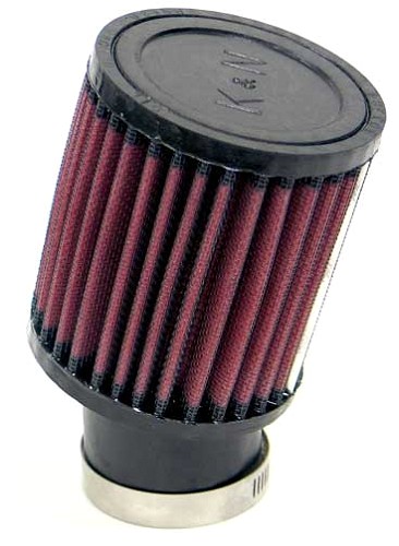  Flange 49 mm, Bottom 89 mm, Cover 89 mm, Length 102 mm
 K&N Universal Air Filter No. RU-1400 round straight 