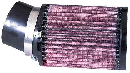  Flange 62 mm, Bottom 96 mm, Cover 96 mm, Length 127 mm
 K&N Universal Air Filter No. RU-1760 round straight 