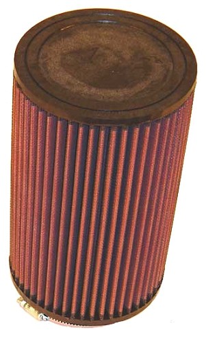  Flange 89 mm, Bottom 127 mm, Cover 127 mm, Length 216 mm
 K&N Universal Air Filter No. RU-1785 round straight 