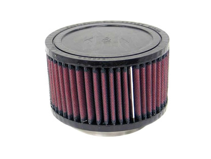  Flange 76 mm, Bottom 127 mm, Cover 127 mm, Length 76 mm
 K&N Universal Air Filter No. RU-2420 round straight 