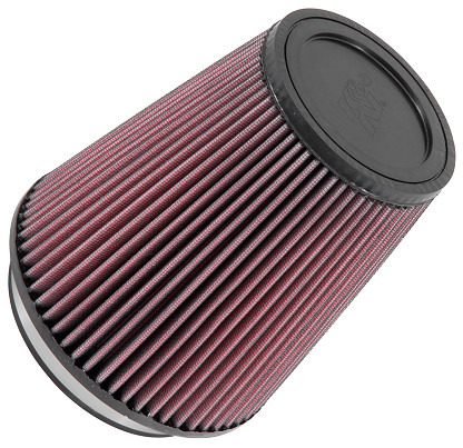  Flange 127 mm, Bottom 165 mm, Cover 108 mm, Length 178 mm
 K&N Universal Air Filter No. RU-2800 round tapered 