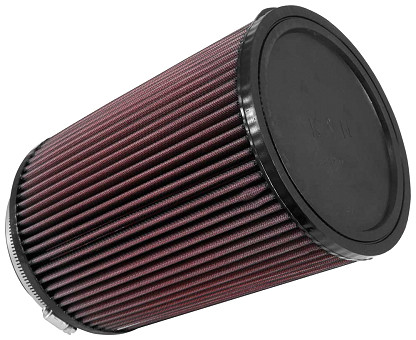  Flange 127 mm, Bottom 165 mm, Cover 165 mm, Length 228 mm
 K&N Universal Air Filter No. RU-3020 round straight 