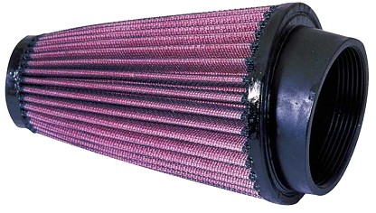  Flange 70 mm, Bottom 102 mm, Cover 51 mm, Length 152 mm
 K&N Universal Air Filter No. RU-3120 round tapered 