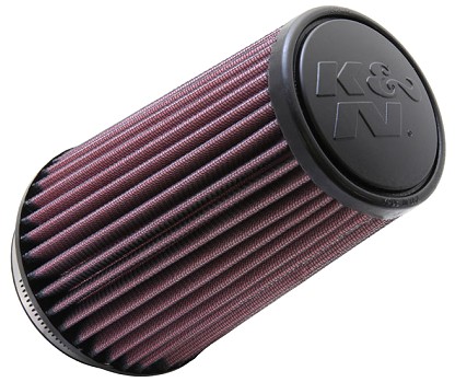  Flange 89 mm, Bottom 117 mm, Cover 89 mm, Length 178 mm
 K&N Universal Air Filter No. RU-3130 round tapered 