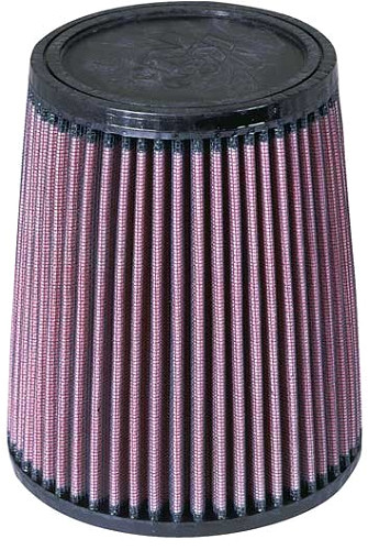  Flange 70 mm, Bottom 149 mm, Cover 121 mm, Length 178 mm
 K&N Universal Air Filter No. RU-3610 round tapered 