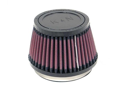  Flange 89 mm, Bottom 117 mm, Cover 89 mm, Length 76 mm
 K&N Universal Air Filter No. RU-4410 round tapered 