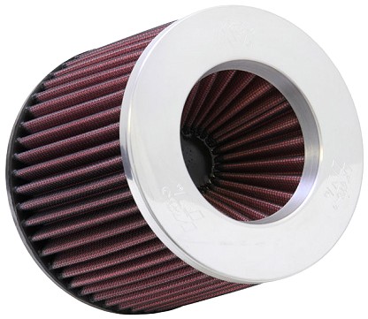  Flange 76 mm, Bottom 152 mm, Cover 133 mm, Length 127 mm
 K&N X-Stream Air Filter No. RR-3003 round tapered 