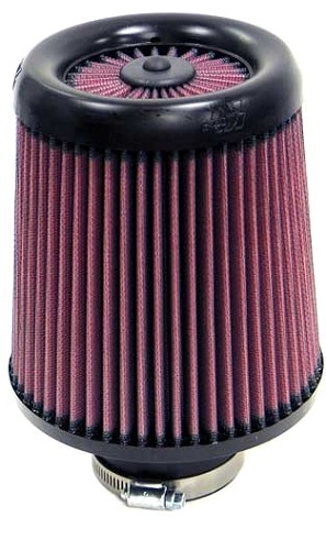  Flange 63 mm, Bottom 152 mm, Cover 127 mm, Length 165 mm
 K&N X-Stream Air Filter No. RX-4860 round tapered 