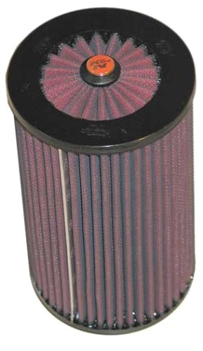  Flange 69 mm, Bottom 102 mm, Cover 102 mm, Length 185 mm
 K&N X-Stream Air Filter No. RX-5032 round straight 